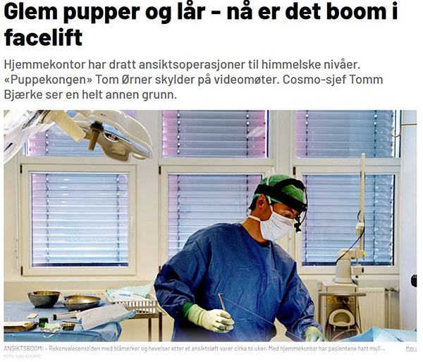 Finansavisen faksimile facelift Tomm Bjærke