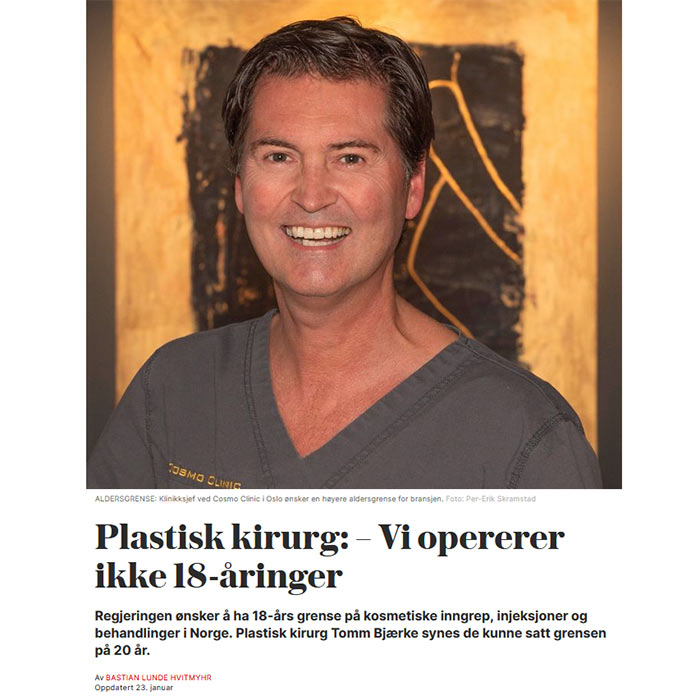 Aldersgrense plastisk kirurgi VG